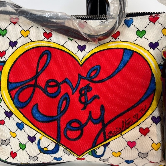 New With Tags Brighton Love & Joy Pouch Purse - Picture 3 of 12